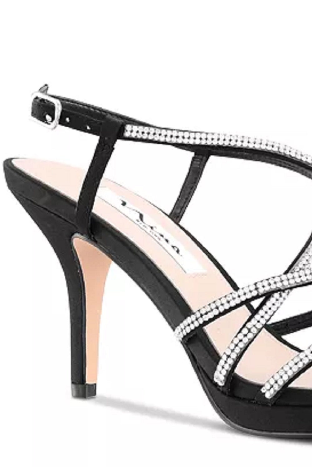 Nina Women's Vilma Evening Sandals Black Size 7 M