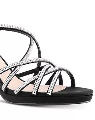 Nina Women's Vilma Evening Sandals Black Size 7 M