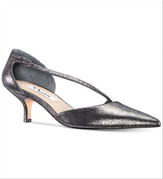 Nina Women's Nina Tirisa Asymmetrical Strap Pump Gray Size 8.5 M