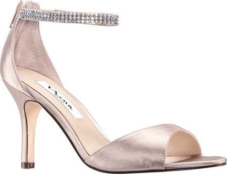 Nina Women's Volanda Ankle Strap Sandal Brown Size 7.5