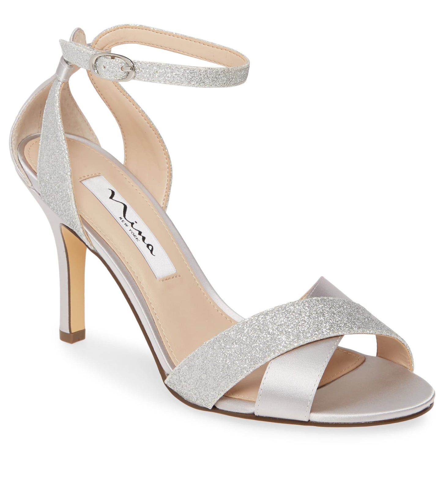 Nina Women's Ankle Strap Sandal Blue Size 11