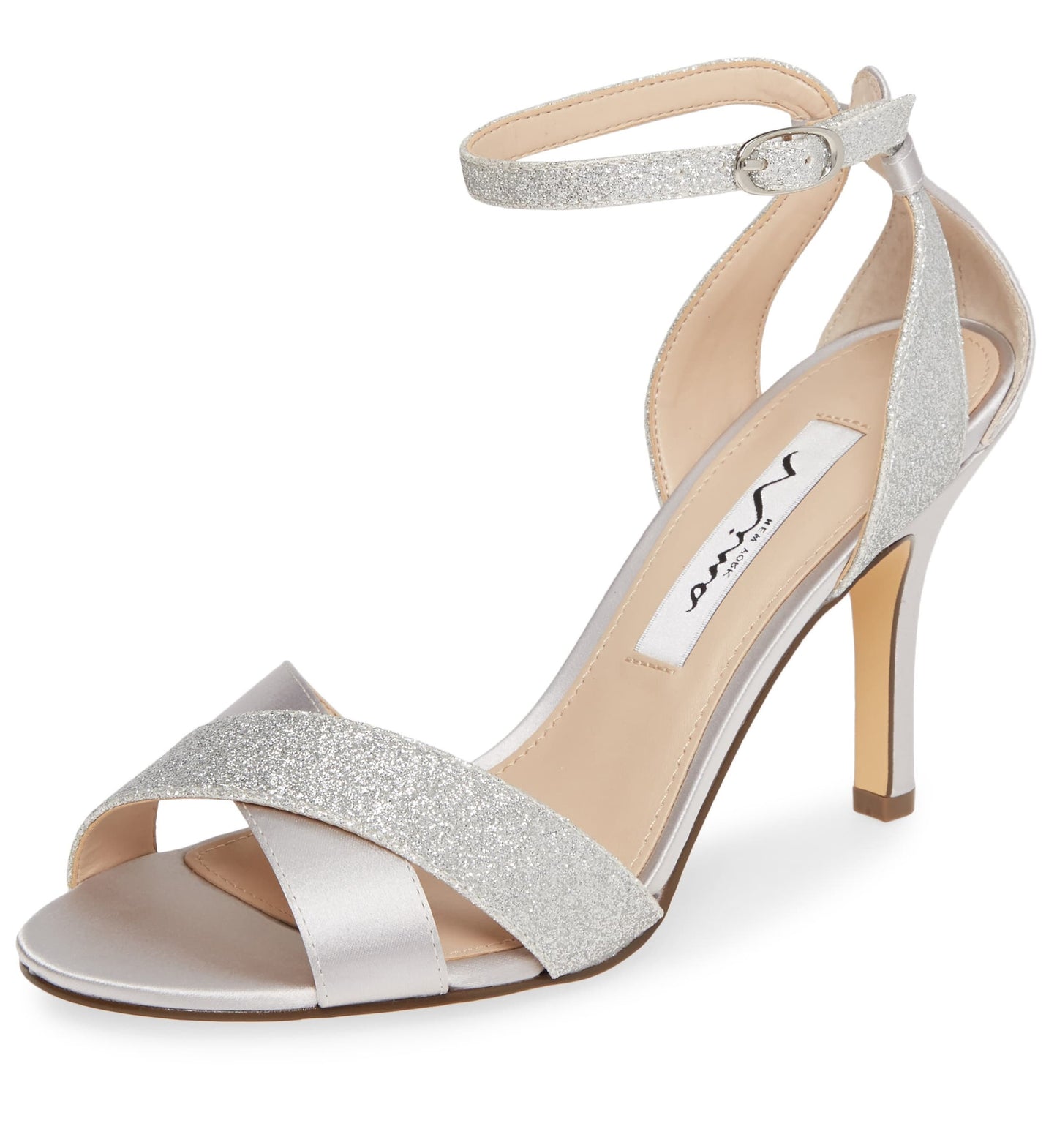 Nina Women's Ankle Strap Sandal Blue Size 11