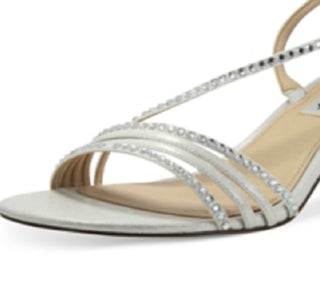 Nina Women's Gerri Strappy Slingback Sandal Gray Size 6.5 M