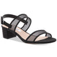Nina Women's Ganice Mesh Strap Sandal Black Size 7 M