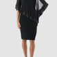 Joseph Ribkoff - Chiffon Overlay Mini Dress