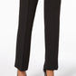 Kasper Women's Stretch Crepe Straight Leg Pants Black Size 10