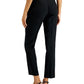 Kasper Women's Stretch Crepe Straight Leg Pants Black Size 8