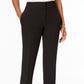 Kasper Women's Slim Straight-Leg Trousers Black