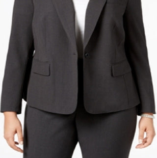 Anne Klein Women's Button Suit Separate Jacket Gray Size 18W