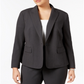 Anne Klein Women's One Button Blazer Gray Size 20W