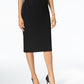 Kasper Women's Pencil Midi Skirt Black Size 2Petite