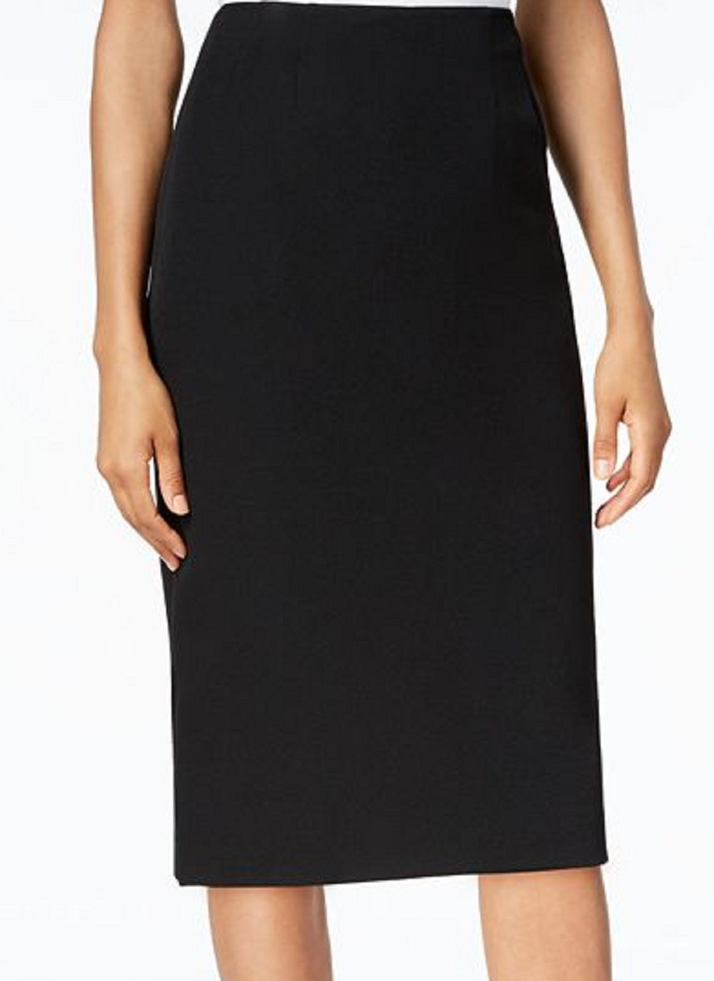 Kasper Women's Pencil Midi Skirt Black Size 4Petite