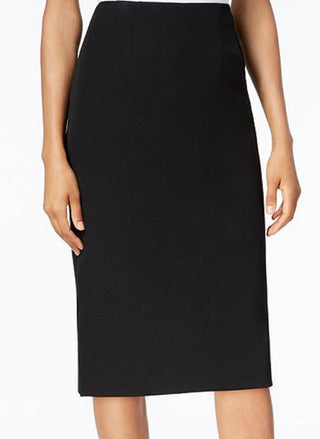 Kasper Women's Pencil Midi Skirt Black Size 4Petite