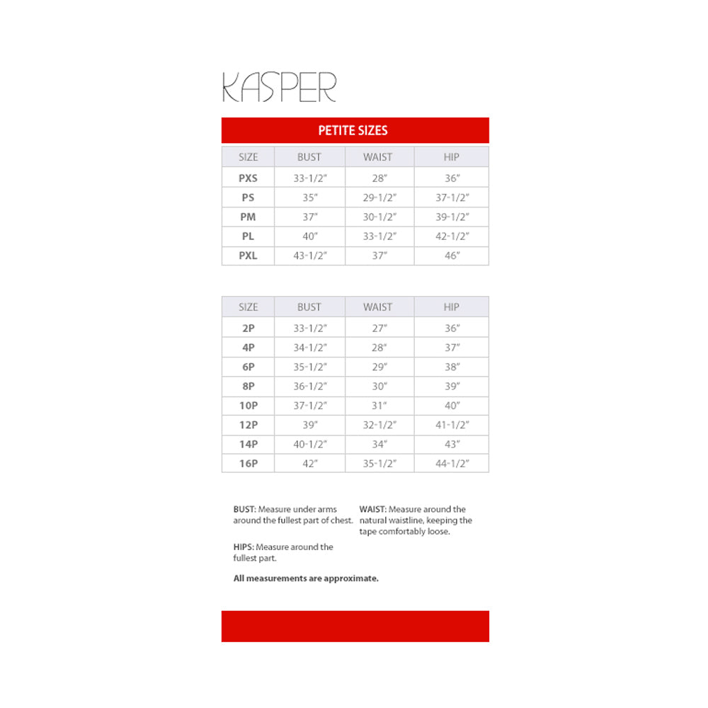 Kasper Women's Pencil Midi Skirt Black Size 6Petite