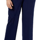 Kasper Women's Tab Waist Modern Dress Pants Blue Size 18