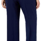 Kasper Women's Tab Waist Modern Dress Pants Blue Size 18