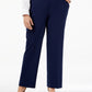 Kasper Women's Modern Dress Pants Blue Size 24W