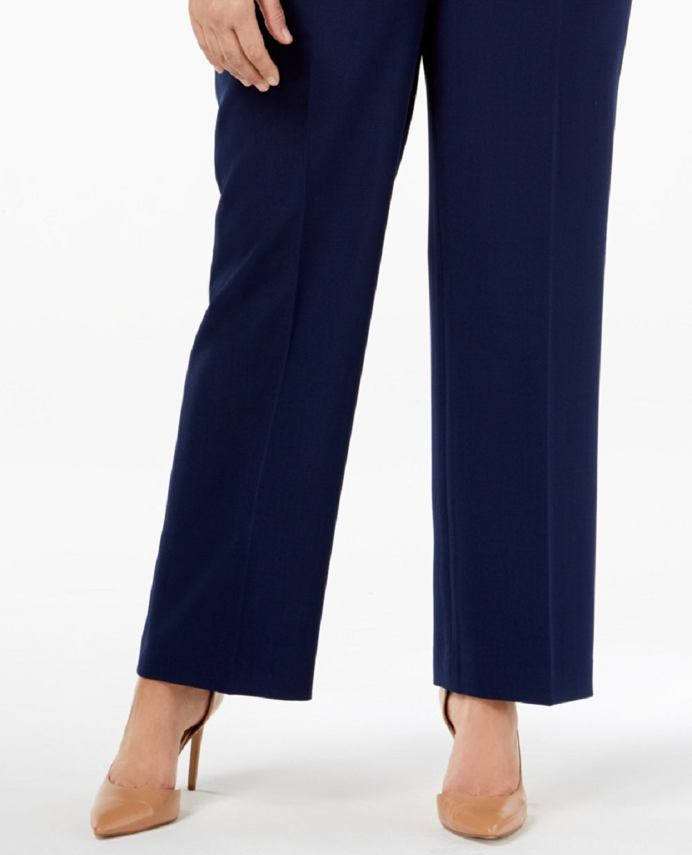 Kasper Women's Modern Dress Pants Blue Size 24W