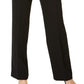 Kasper Women's Tab Waist Trouser Pants Black 10Petite