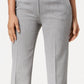 Kasper Women's Tab Waist Modern Dress Pants Gray Size 16