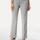 Kasper Women's Tab Waist Modern Dress Pants Gray Size 16