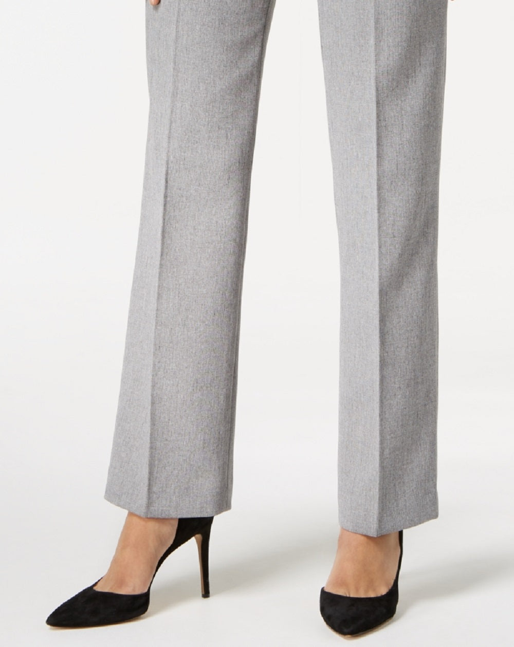 Kasper Women's Tab Waist Trouser Pants Black Size18