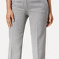 Kasper Women's Tab Waist Modern Dress Pants Gray Size 10 Petite