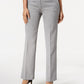 Kasper Women's Tab Waist Modern Dress Pants Gray Size 12 Petite