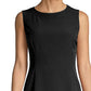 Kasper Women's Crew Neck Sheath Dress Black Size 12