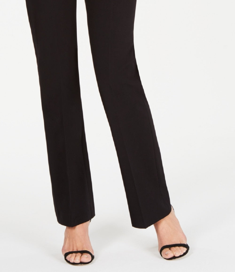 Anne Klein Women's Stretch Flare Leg Pants Black Size 12