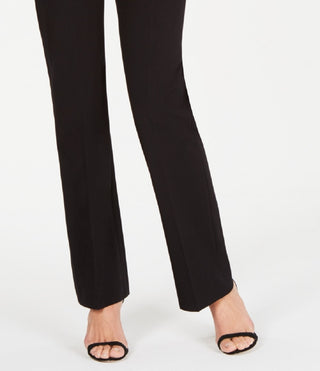 Anne Klein Women's Stretch Flare Leg Pants Black Size 12