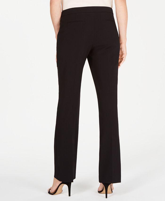 Anne Klein Women's Stretch Flare Leg Pants Black