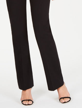 Anne Klein Women's Stretch Flare Leg Pants Black