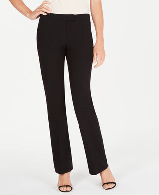 Anne Klein Women's Stretch Flare Leg Pants Black