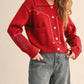 &Merci - Cozy Cherry Knit Sweater Cardigan