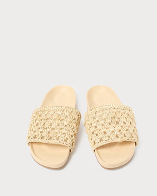 Loeffler Randall - Henri Natural Crochet Straw Sandal
