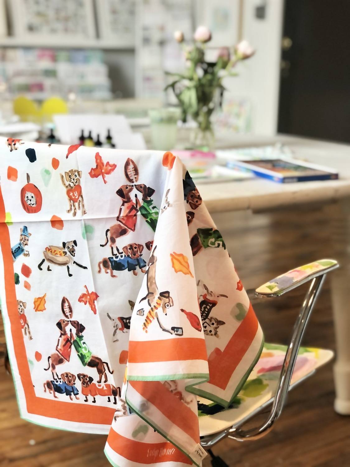 Created By - Fall About Dogs Bandana Scarf