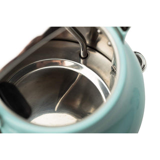 Haden Heritage 1.7 Liter Stainless Steel Electric Kettle with Toaster, Turquoise