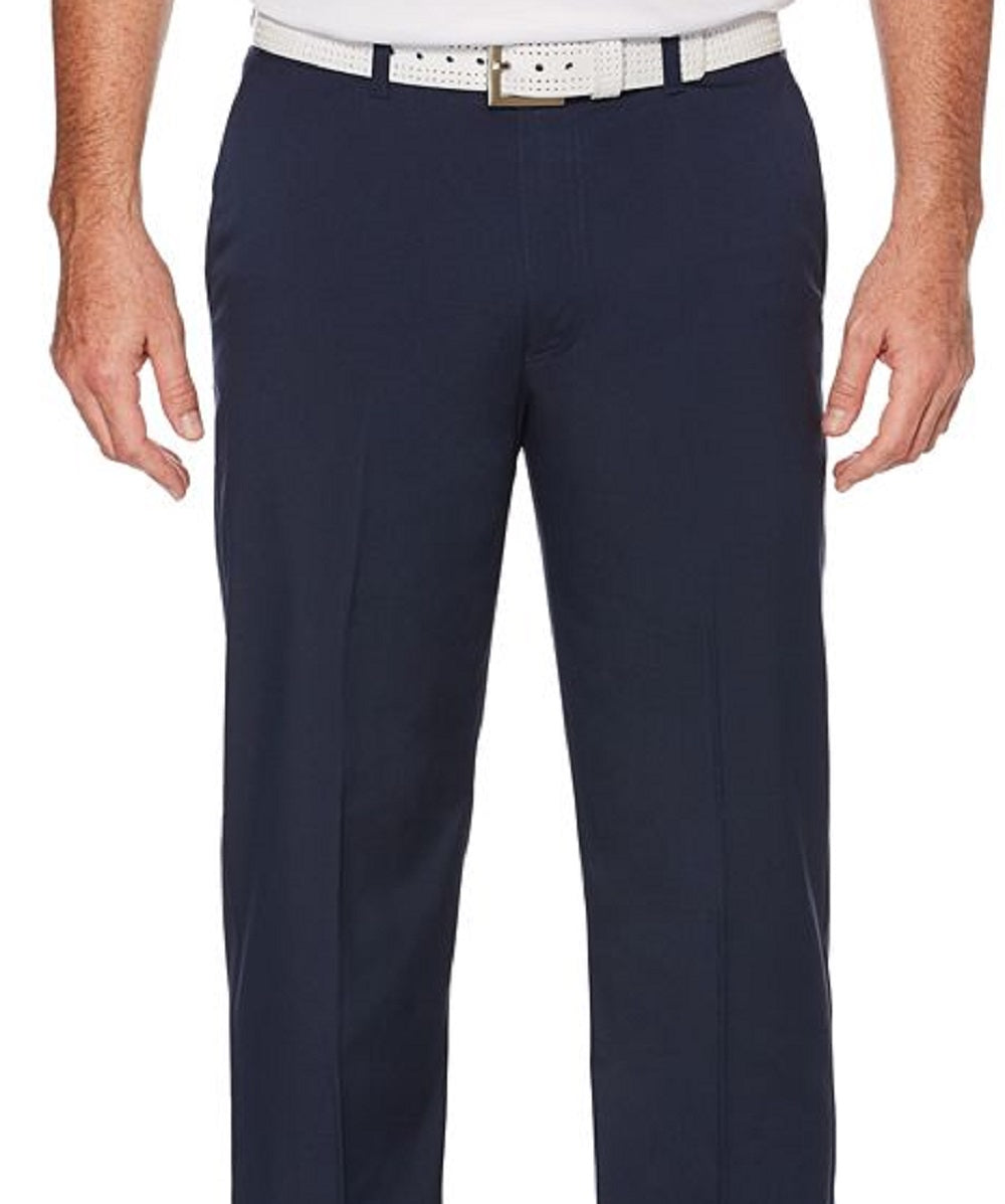PGA Tour Men's Flat Front Active Waistband Golf Pants Blue Size 34X32