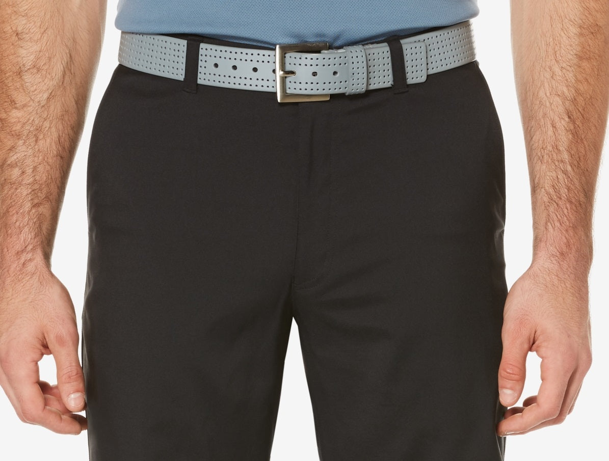 PGA Tour Men's Big And Tall Flat-Front Shorts Black Size 50