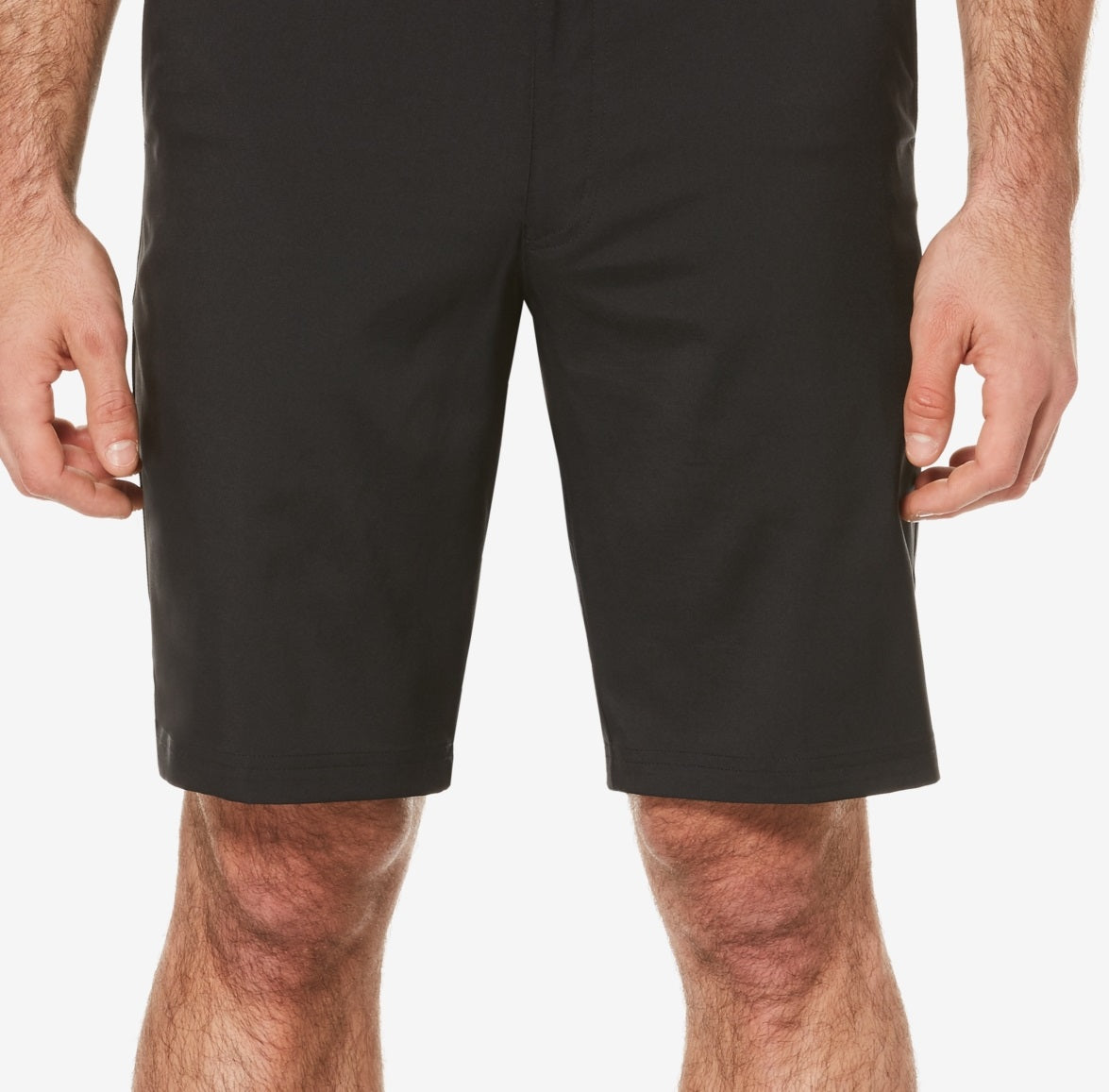 PGA Tour Men's Big And Tall Flat-Front Shorts Black Size 50