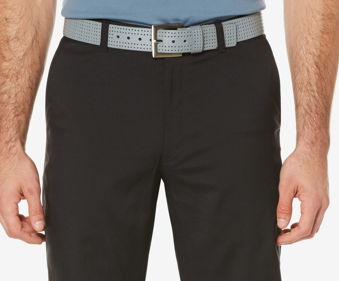 PGA Tour Men's Big And Tall Flat-Front Shorts Black Size 52