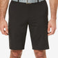 PGA Tour Men's Big And Tall Flat-Front Shorts Black Size 52