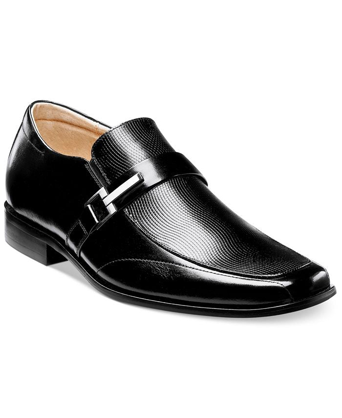 Stacy Adams Men's Beau Bit Perforated Loafer Black Size 10.5 M