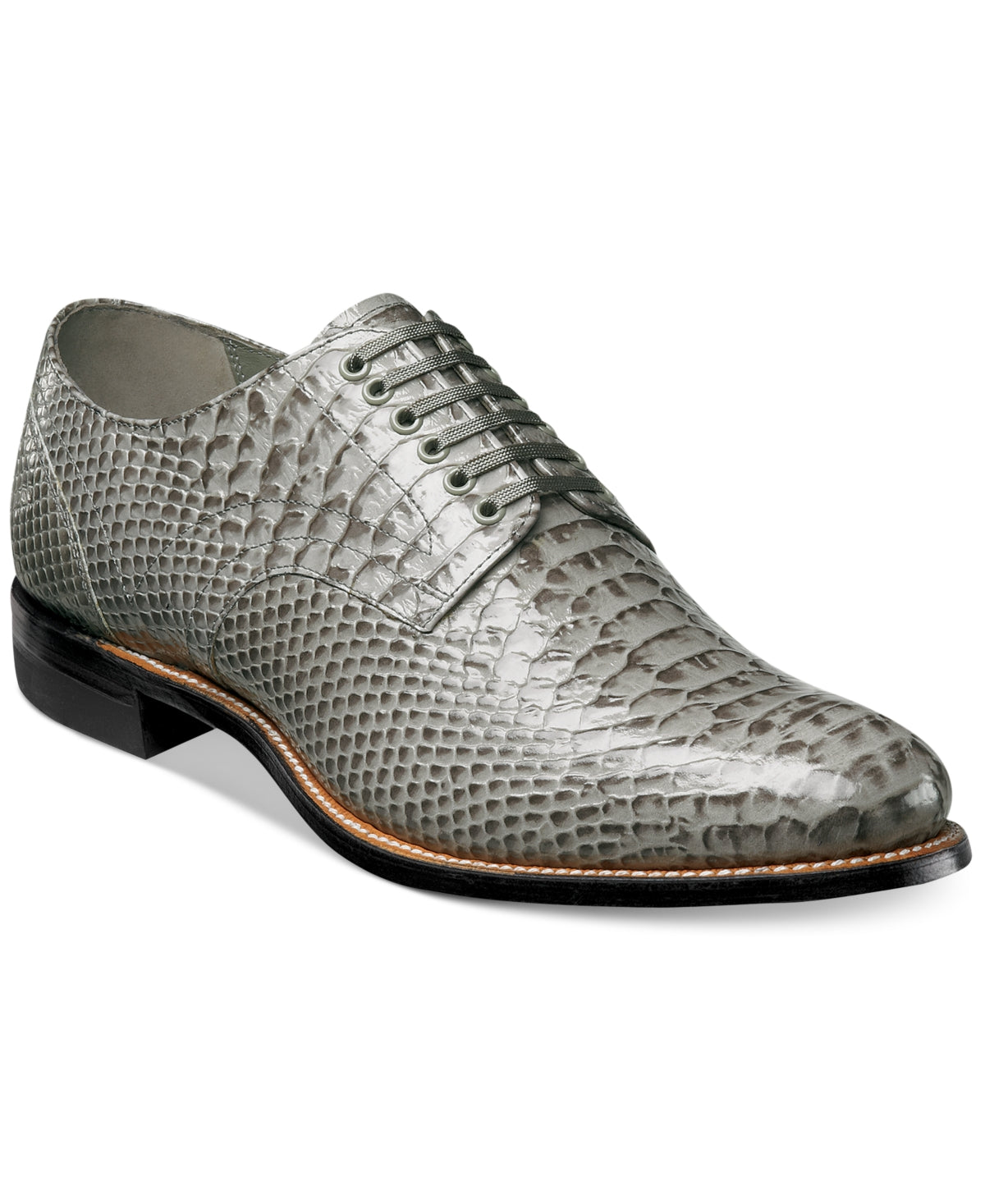 Stacy Adams Men's Madison Oxford Shoes Gray Size 11 D