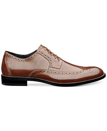 Stacy Adams Men's Garrison Wing Tip Oxford Shoes Brown Size 8.5 M