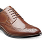 Stacy Adams Men's Garrison Wing Tip Oxford Shoes Brown Size 8.5 M