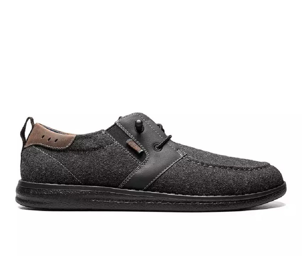 Nunn Bush Men's Brewski Moccasin Toe Slip On Sneakers Shoes Black Size 7.5 M