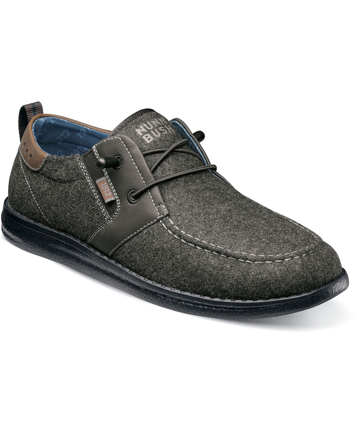 Nunn Bush Men's Brewski Moccasin Toe Slip On Sneakers Shoes Black Size 7.5 M