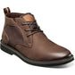 Nunn Bush Men's Denali Water Resistant Plain Toe Boots Brown Size 10.5 W